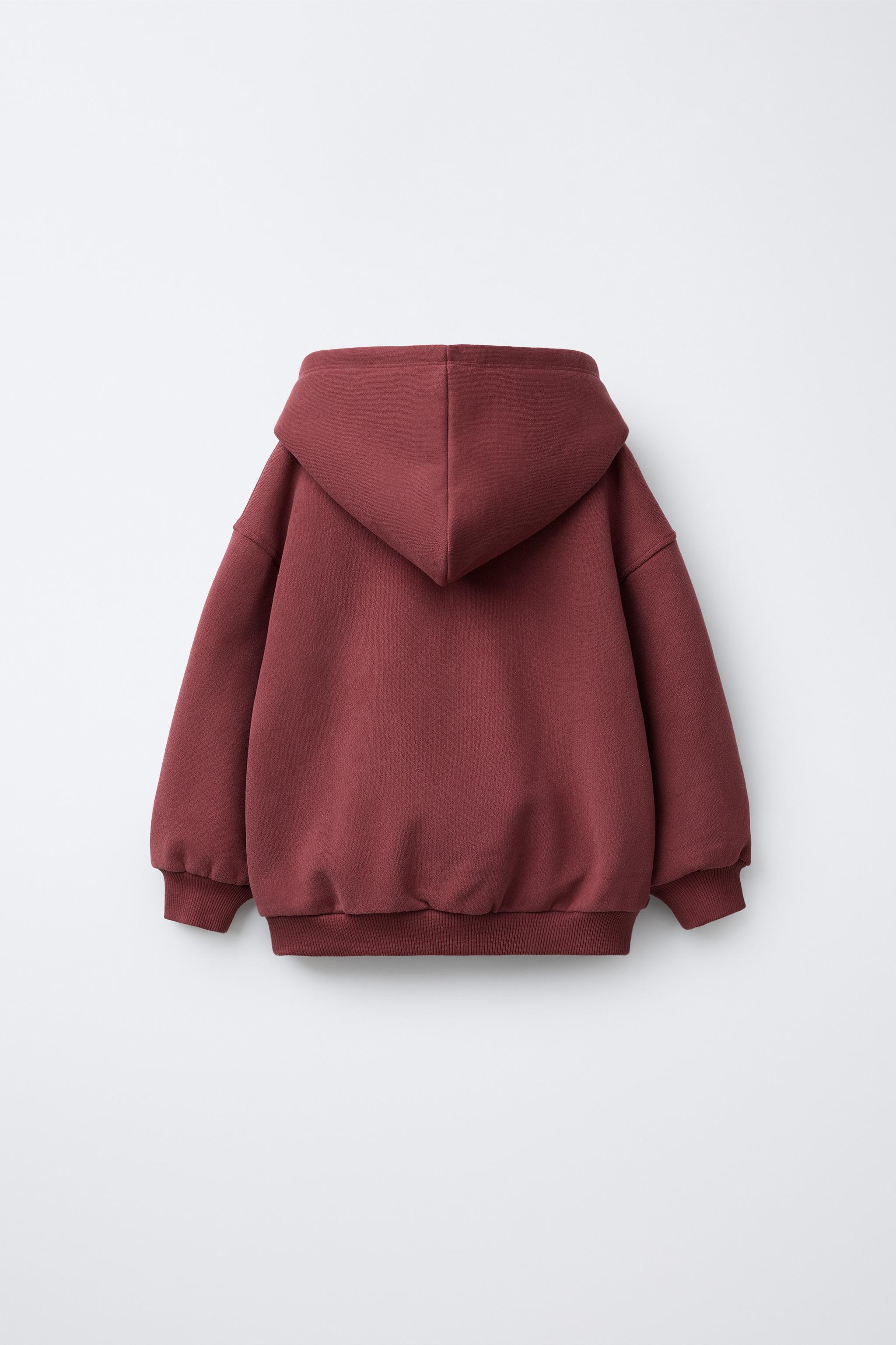 HOODED SWEATSHIRT WITH TEXT